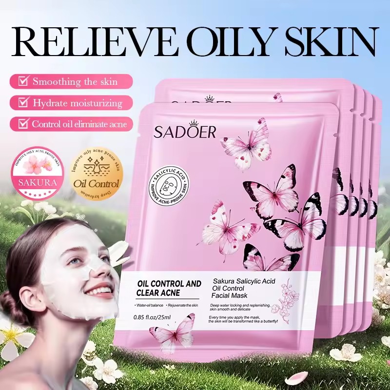 Skincare Salicylic Acid - 사도어 사쿠라 살리실산 페이스 마스크 보습