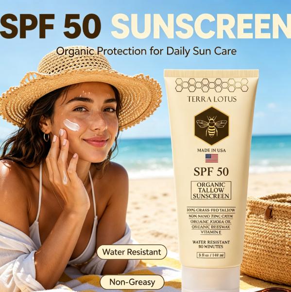 Physical Sunscreen Mineral - 148ml SPF50 유기농 탈로우 미네랄 선스크린