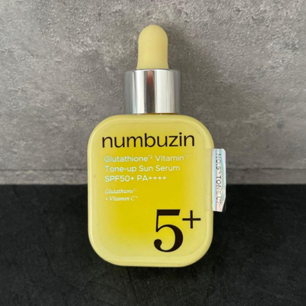 넘부진 5+ 글루타치온 비타민 톤업 선 에센스 브라이트 - Ferulic Acid Serum 리뷰 및 가격