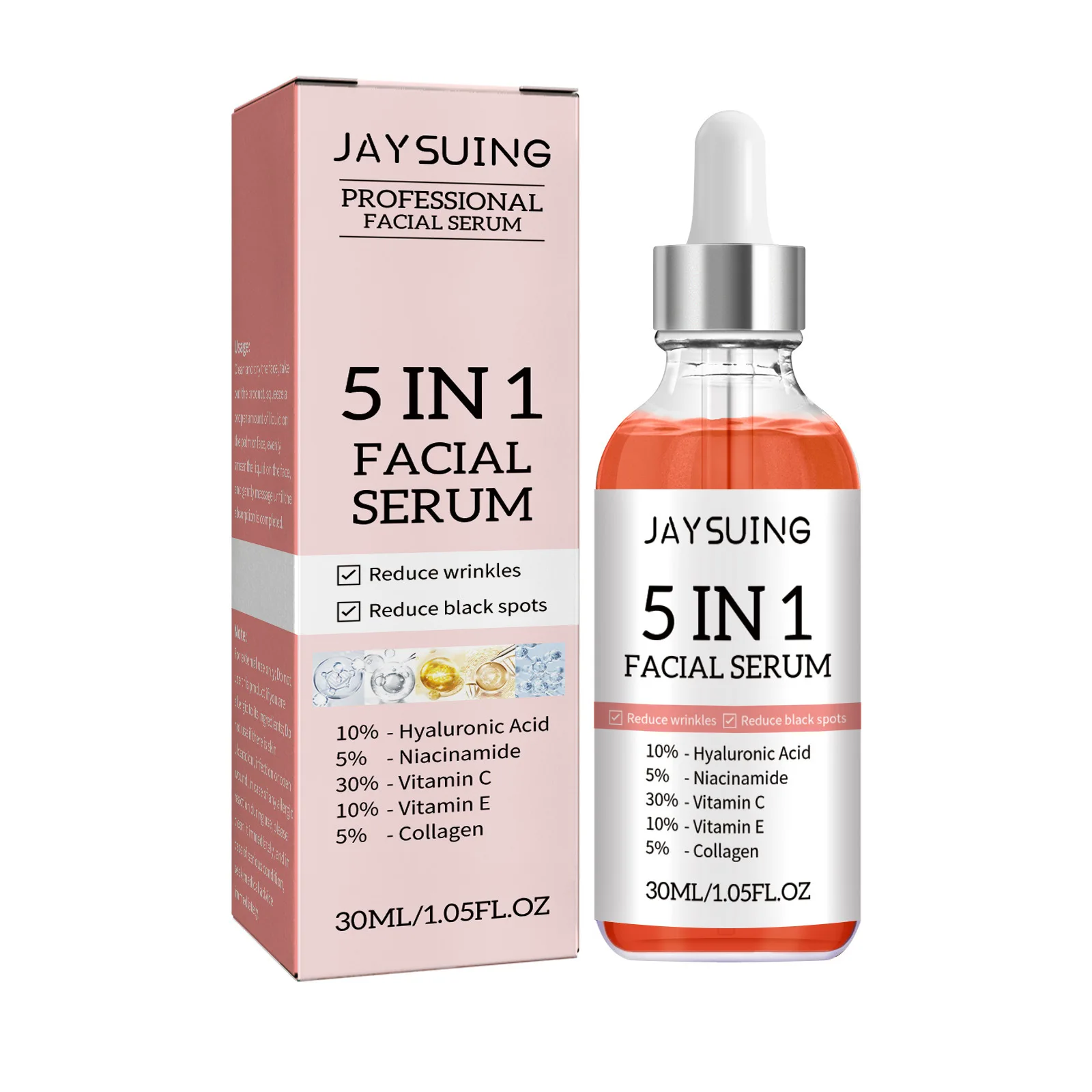 5 In 1 모이스춰라이징 페이셜 세럼 모이스춰라이징  - Ferulic Acid Serum 리뷰 및 가격
