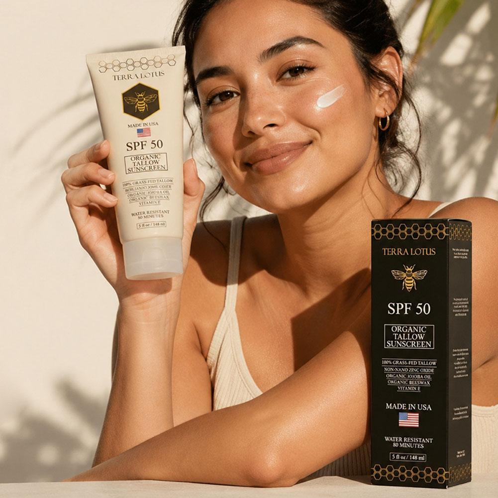 148ml SPF50 유기농 탈로우 미네랄 선스크린 물 - Physical Sunscreen Mineral 리뷰 및 가격